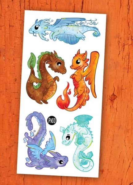 PICO TATOO - LES DRAGONS ET LES ÉLÉMENTS