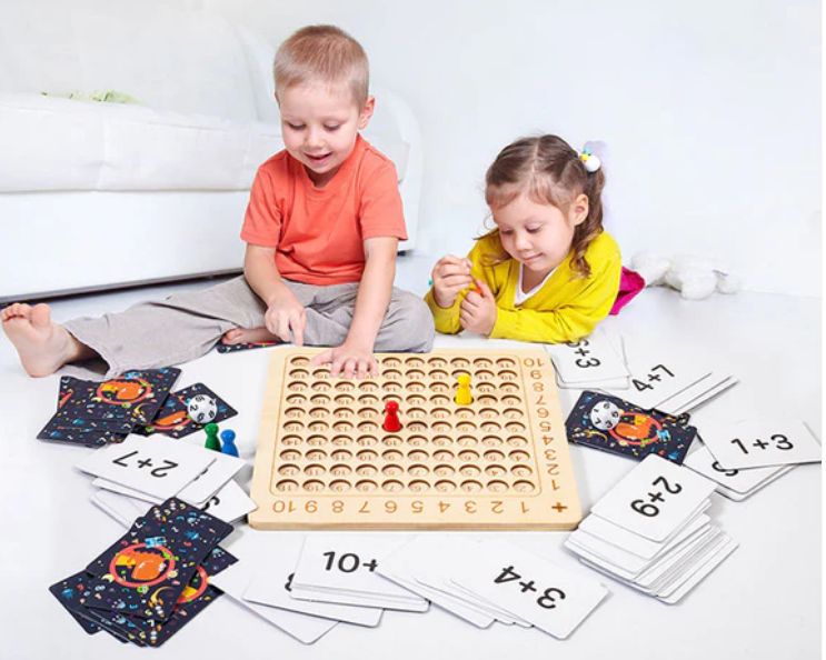 ADDITION EXERCISE BOARD GAME