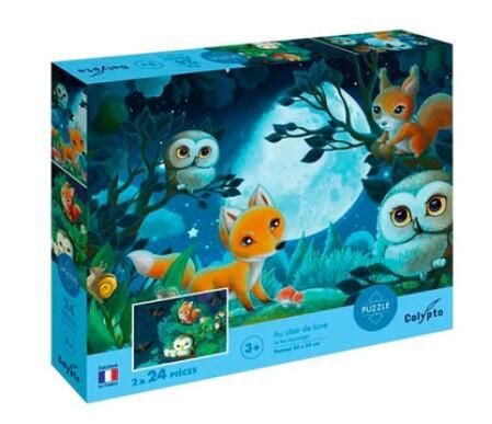 CASSE-TÊTE 2 X 24 PIÈCES CALYPTO - MOONLIGHT