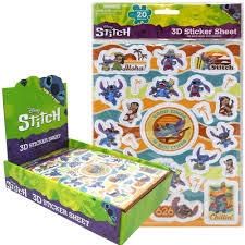 FEUILLE DE COLLANT EN 3D - STITCH