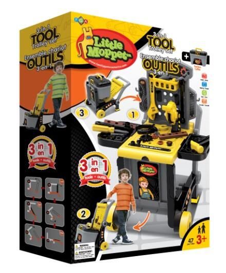LITTLE MOPPET - CHARIOT ATELIER 3-EN-1