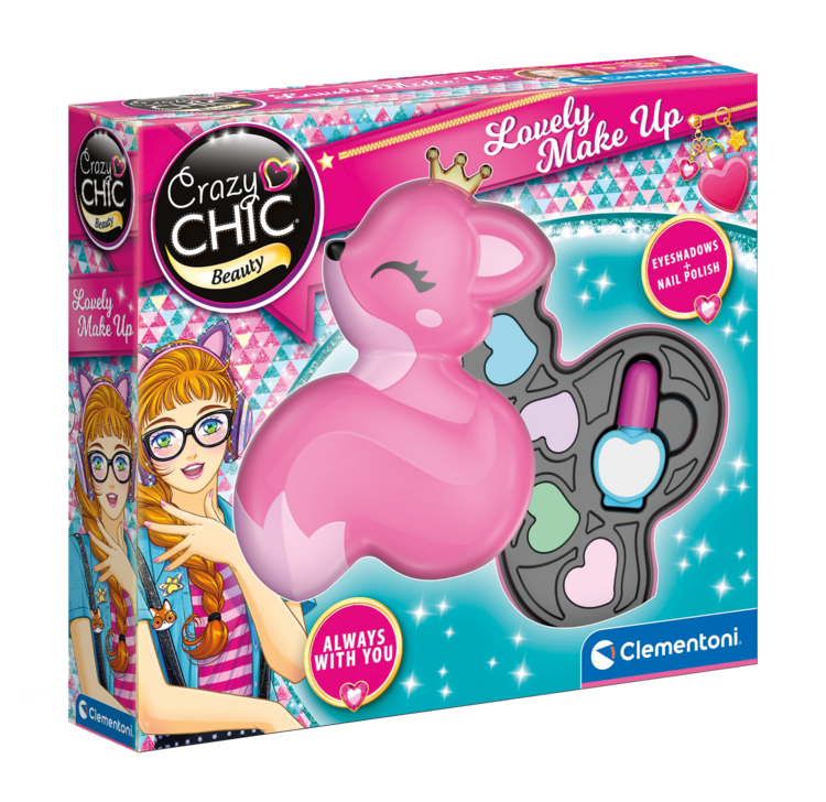 CLEMENTONI CRAZY CHIC - PALETTE DE MAQUIILLAGE RENARD