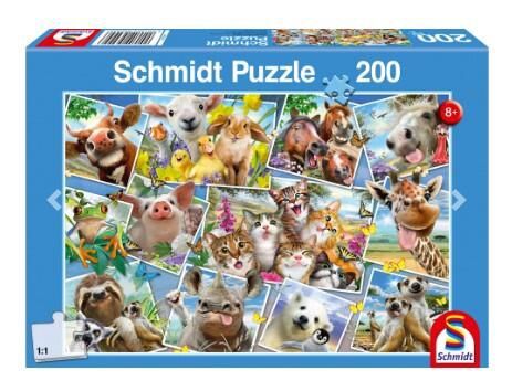 CASSE-TÊTE 200 PIÈCES SCHMIDT - SELFIES ANIMALIERS