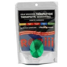 OEUF SENSORIEL THÉRAPEUTIQUE - VERT EXTRA FERME