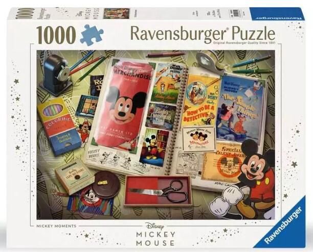 CASSE-TÊTE 1000 PIÈCES DISNEY RAVENSBURGER - 1950 MICKEY MOMENTS