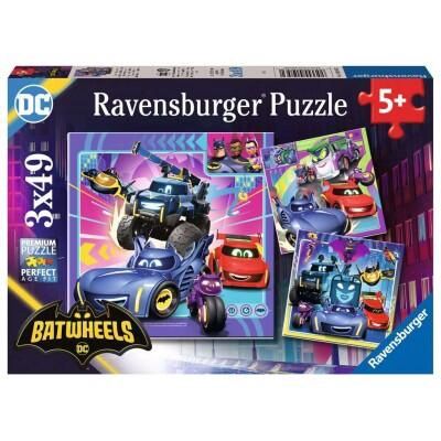 CASSE-TÊTE RAVENSBURGER 3 X 49 PIÈCES: APPEL À TOUS LES BATWHEELS!