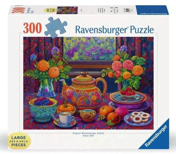 CASSE-TÊTE 300 PIÈCES XL RAVENSBURGER - L'HEURE DU THÉ