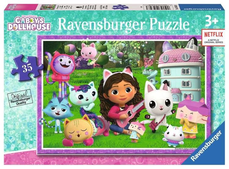 CASSE-TÊTE 35 PIÈCES RAVENSBURGER - LA MAGIE DE GABBY'S DOLLHOUSE