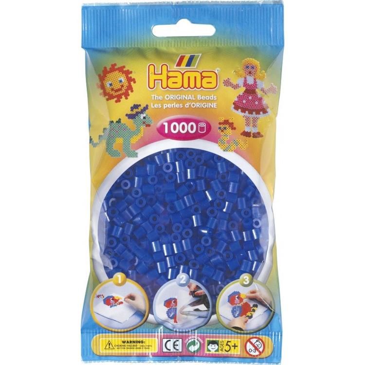 HAMA 1000 PIÈCES - BLEU NÉON