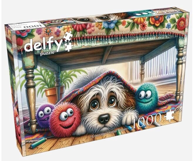 CASSE-TÊTE 1000 PIÈCES DELFY - COURAGE UNDER COVER