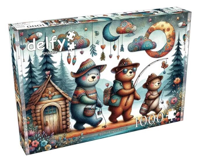 CASSE-TÊTE 1000 PIÈCES DELFY - BOHO EXPEDITION