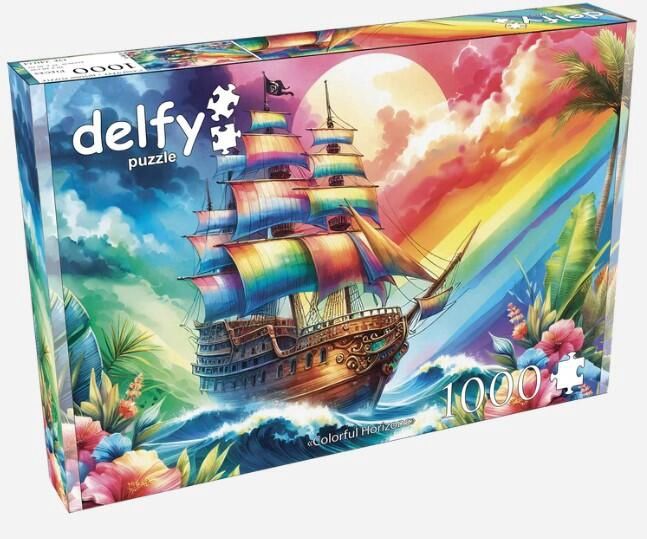 CASSE-TÊTE 1000 PIÈCES DELFY - COLORFUL HORIZONS