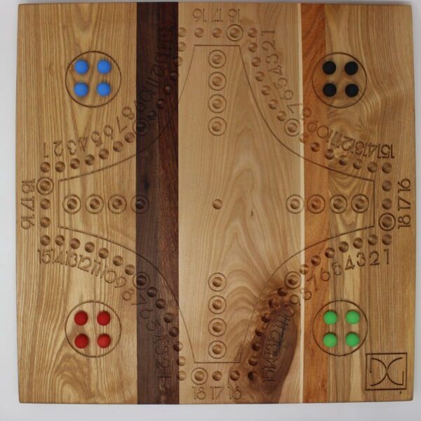 JEU DE TOCK 4 JOUEURS EN BOIS FAIT AU QUÉBEC