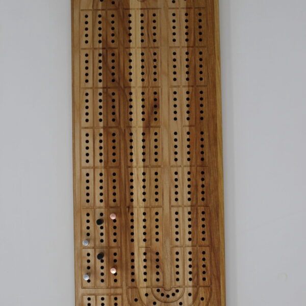 GRAND CRIBBAGE LARGE EN BOIS FAIT AU QUÉBEC