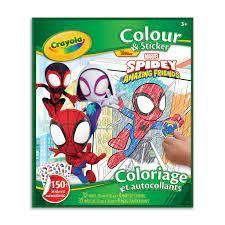 CRAYOLA COLORIAGE ET AUTOCOLLANTS - SPIDER-MAN ET SES AMIS