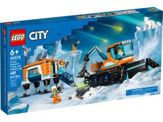 LEGO CITY 60378 - LE CAMION D'EXPLORATION ARCTIQUE ET LE LABORATOIRE MOBILE