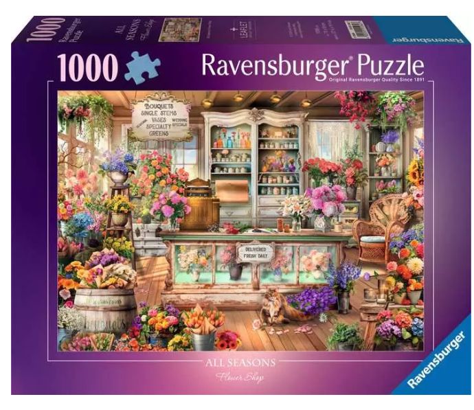CASSE-TÊTE 1000 PIÈCES RAVENSBURGER - ALL SEASONS FLOWER SHOP