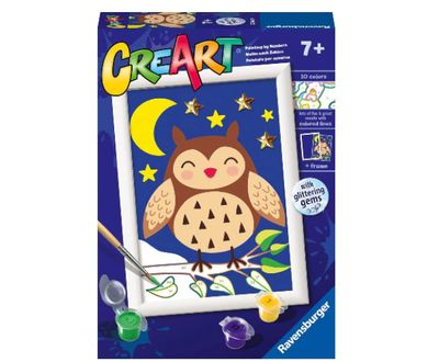 PEINTURE À NUMÉRO CREART - ADORABLE HIBOU