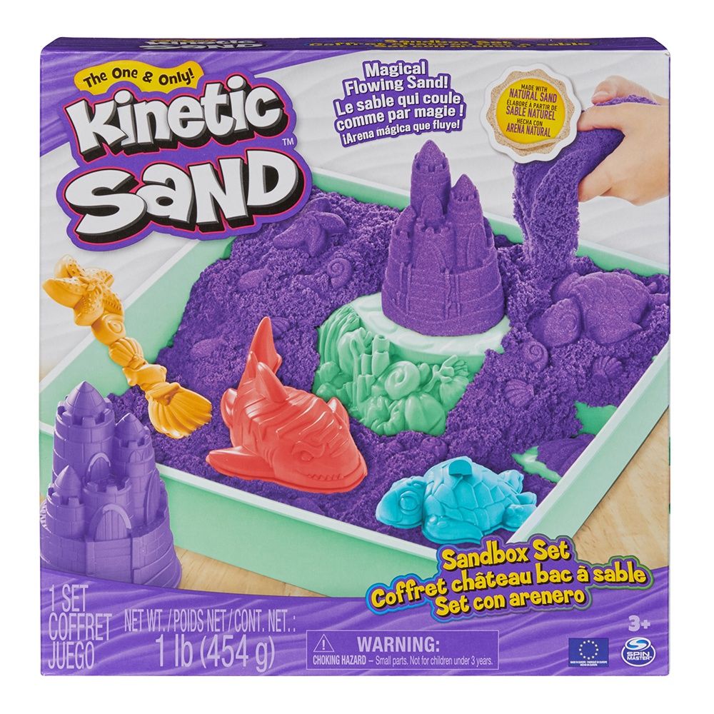 SABLE KINETIC - COFFRET CHÂTEAU BAC À SABLE