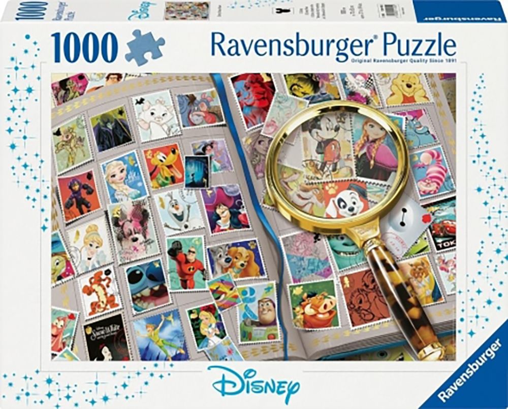 CASSE-TÊTE 1000 PIÈCES RAVENSBURGER - DISNEY STAMPS ALBUM