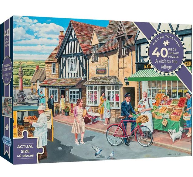 CASSE-TÊTE 40 PIÈCES GIBSONS - PIECING TOGETHER: A VISIT TO THE VILLAGE