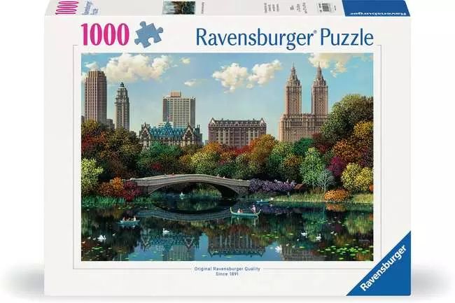 CASSE-TÊTE 1000 PIÈCES RAVENSBURGER - NY CENTRAL PARK, BOW BRIDGE