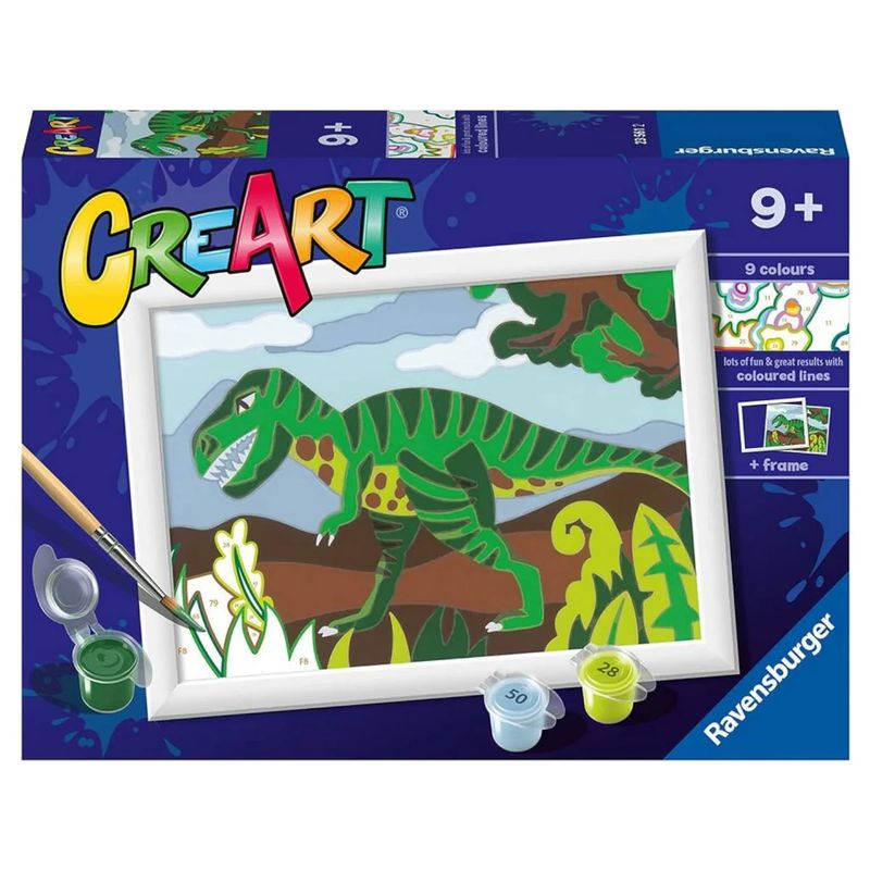 PEINTURE À NUMÉRO CREART - ROAMING DINOSAUR