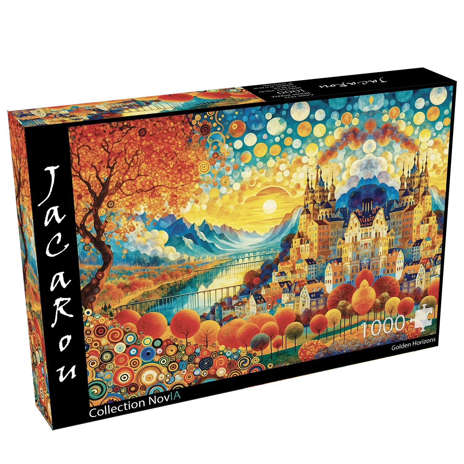 CASSE-TÊTE 1000 PIÈCES JACAROU - GOLDEN HORIZONS