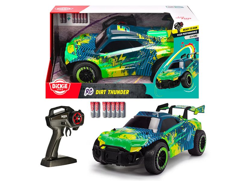 DICKIE - DIRT THUNDER TÉLÉGUIDÉ 46 CM