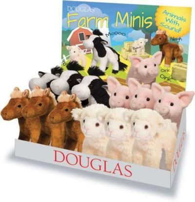 PELUCHE DOUGLAS - PETITS ANIMAUX DE LA FERME AVEC SON