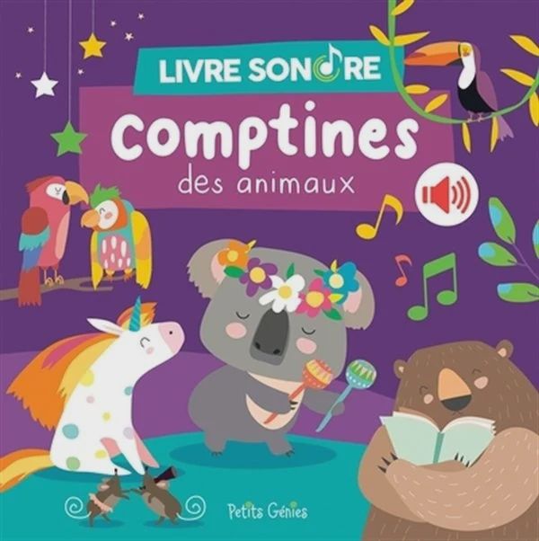 LIVRE SONORE - COMPTINES DES ANIMAUX