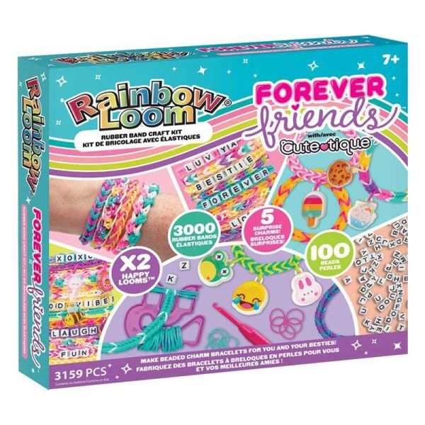 RAINBOW LOOM - FOREVER FRIENDS AVEC CUTE-TIQUE
