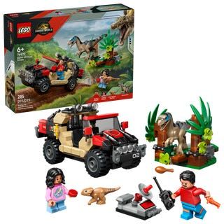 LEGO JURASSIC WORLD 76972 L'ÉVASION HORS-ROUTE DU RAPTOR
