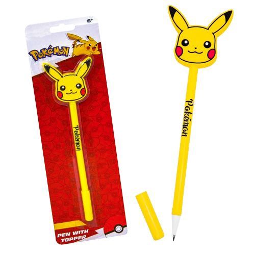 POKEMON - STYLO AVEC UNE TÊTE DE PICKACHU