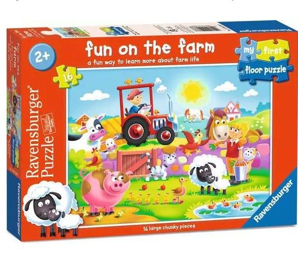 CASSE-TÊTE 16 PIÈCES RAVENSBURGER - PLAISIR À LA FERME