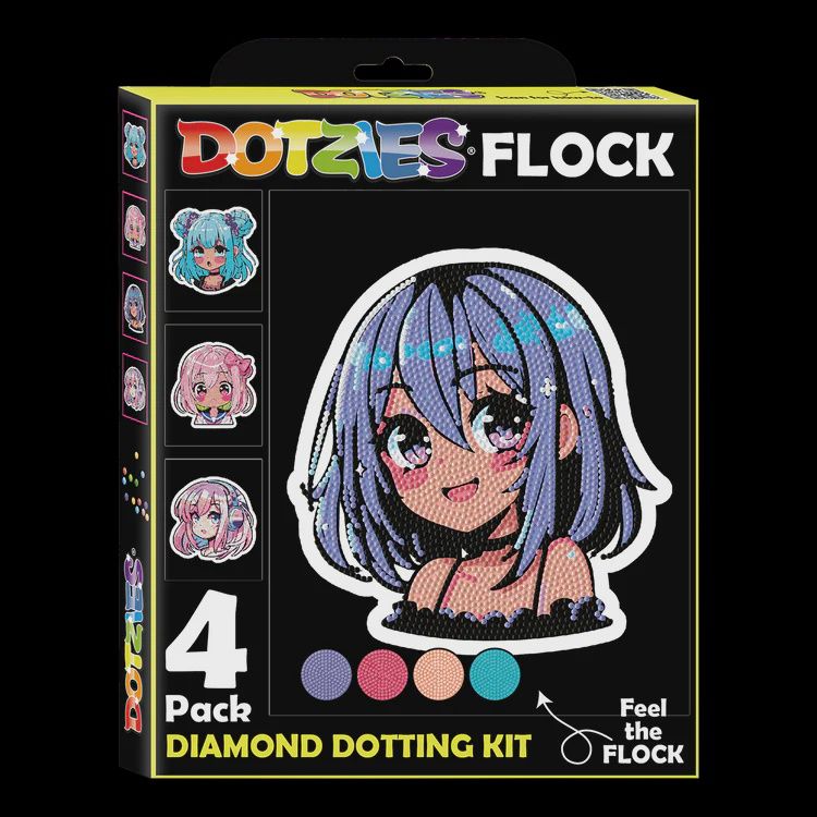 BRODERIE DE DIAMANT DOTZIES FLOCK - NEON ANIMÉ GIRLS