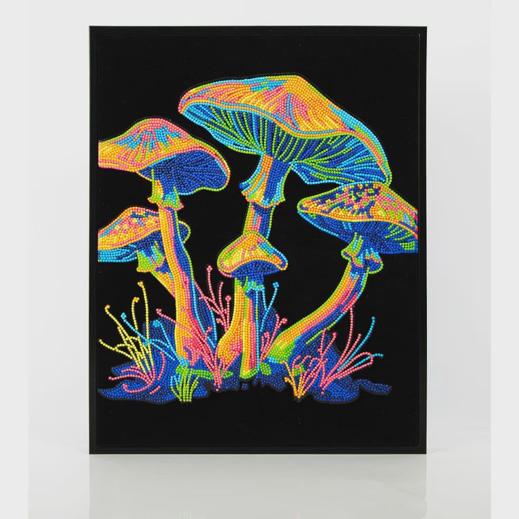 BRODERIE DE DIAMANT DIAMOND DOTZ - CHAMPIGNONS NÉONS