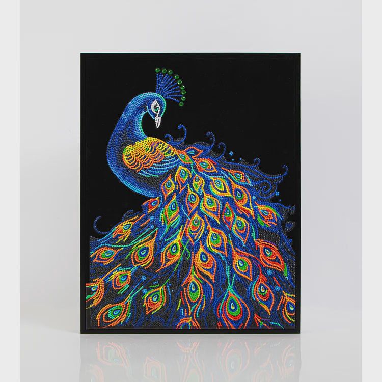 BRODERIE DE DIAMANT DIAMOND DOTZ - PAON NÉON