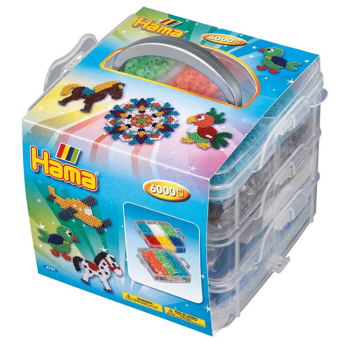HAMA BOITE ET PERLES 6000 PIÈCES
