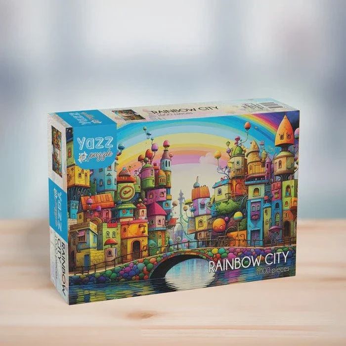 CASSE-TÊTE 1000 PIÈCES YAZZ - RAINBOW CITY