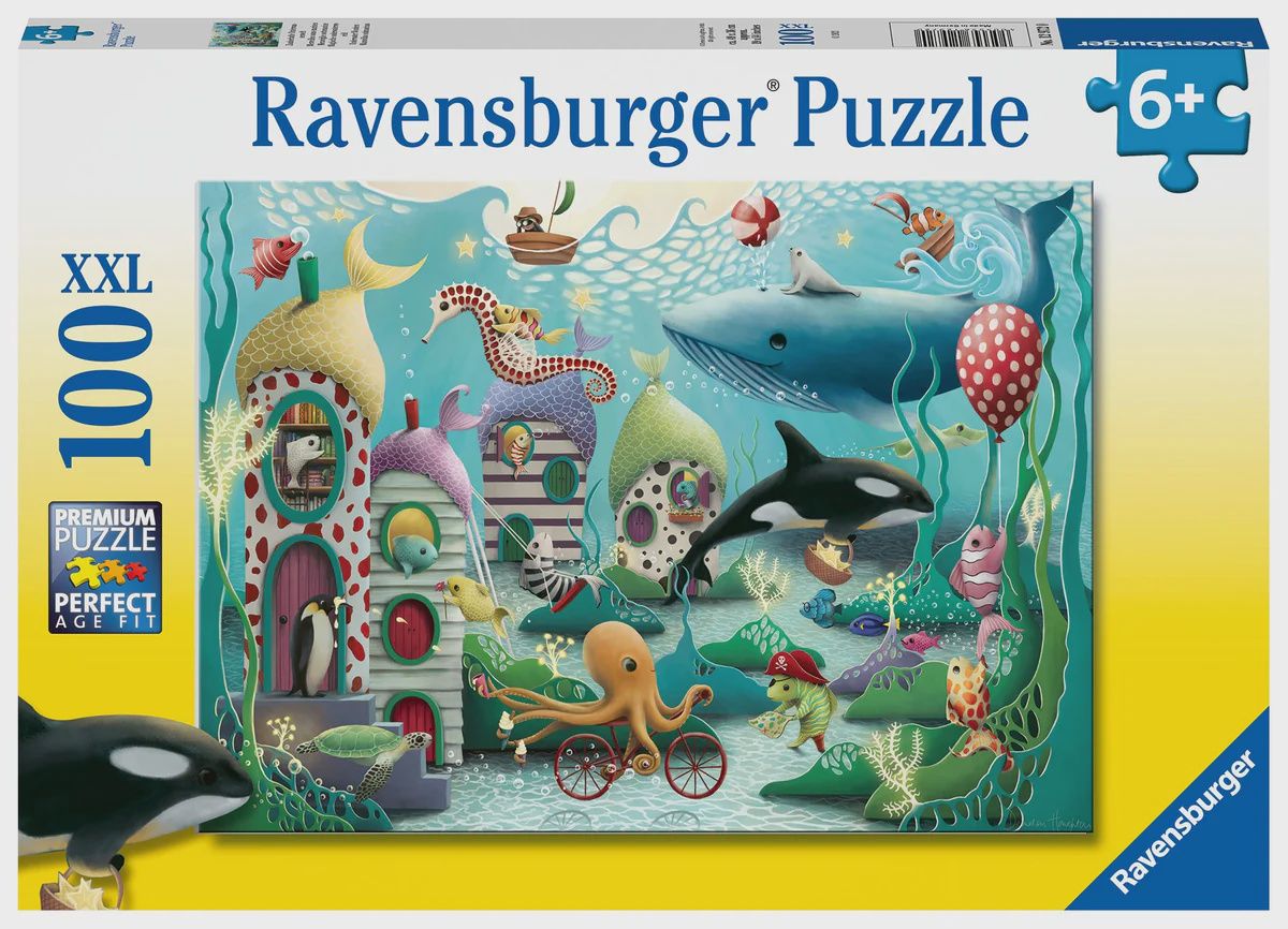 CASSE-TÊTE 100 PIÈCES RAVENSBURGER - MERVEILLES SOUS-MARINES