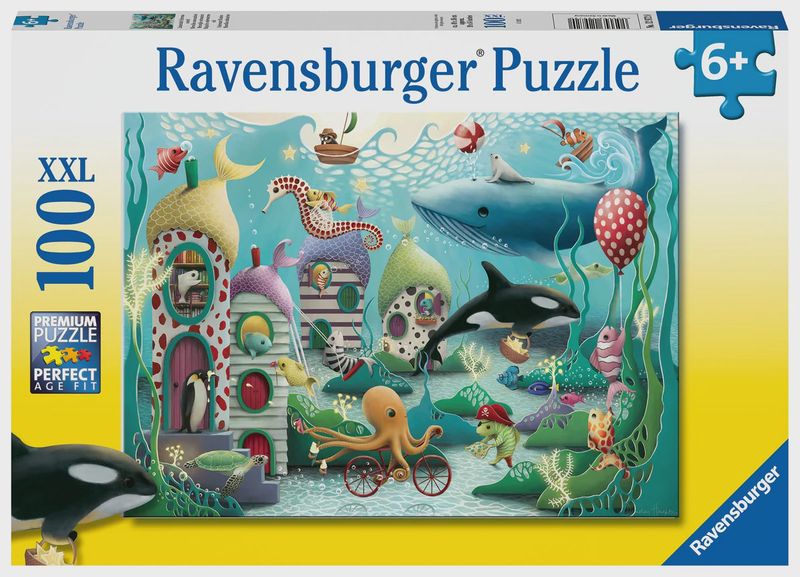 CASSE-TÊTE 100 PIÈCES RAVENSBURGER - MERVEILLES SOUS-MARINES