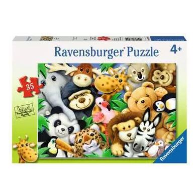 CASSE-TÊTE 35 PIÈCES RAVENSBURGER - PELUCHES