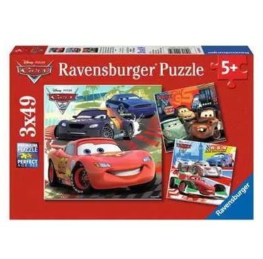 CASSE-TÊTE 3 X 49 PIÈCES RAVENSBURGER - COURSE AUTOUR DU MONDE
