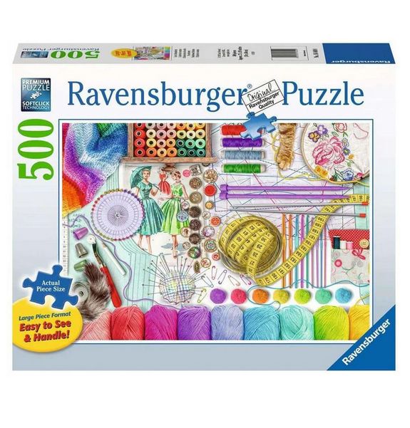 CASSE-TÊTE 500 PIÈCES XL RAVENSBURGER - ATELIER DE COUTURE