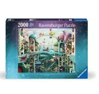 CASSE-TÊTE 2000 PIÈCES RAVENSBURGER - SI LES POISSONS POUVAIENT MARCHER