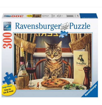 CASSE-TÊTE 300 PIÈCES XL RAVENSBURGER - DINER EN  TÊTE-À-TÊTE