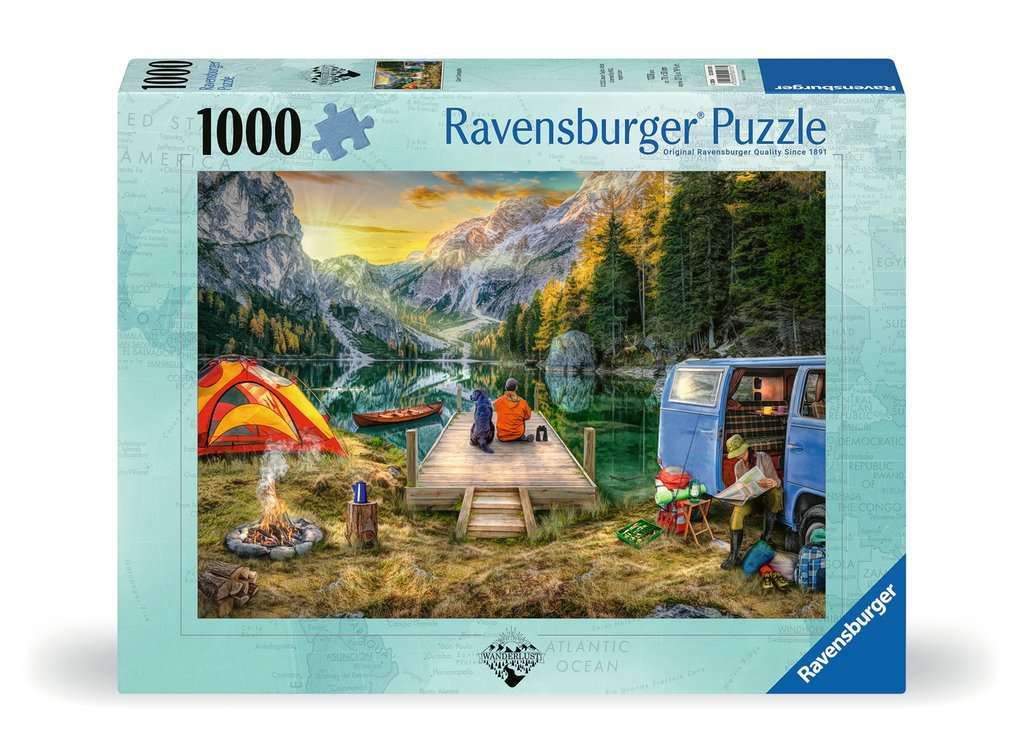CASSE-TÊTE 1000 PIÈCES RAVENSBURGER - CAMPING CALME