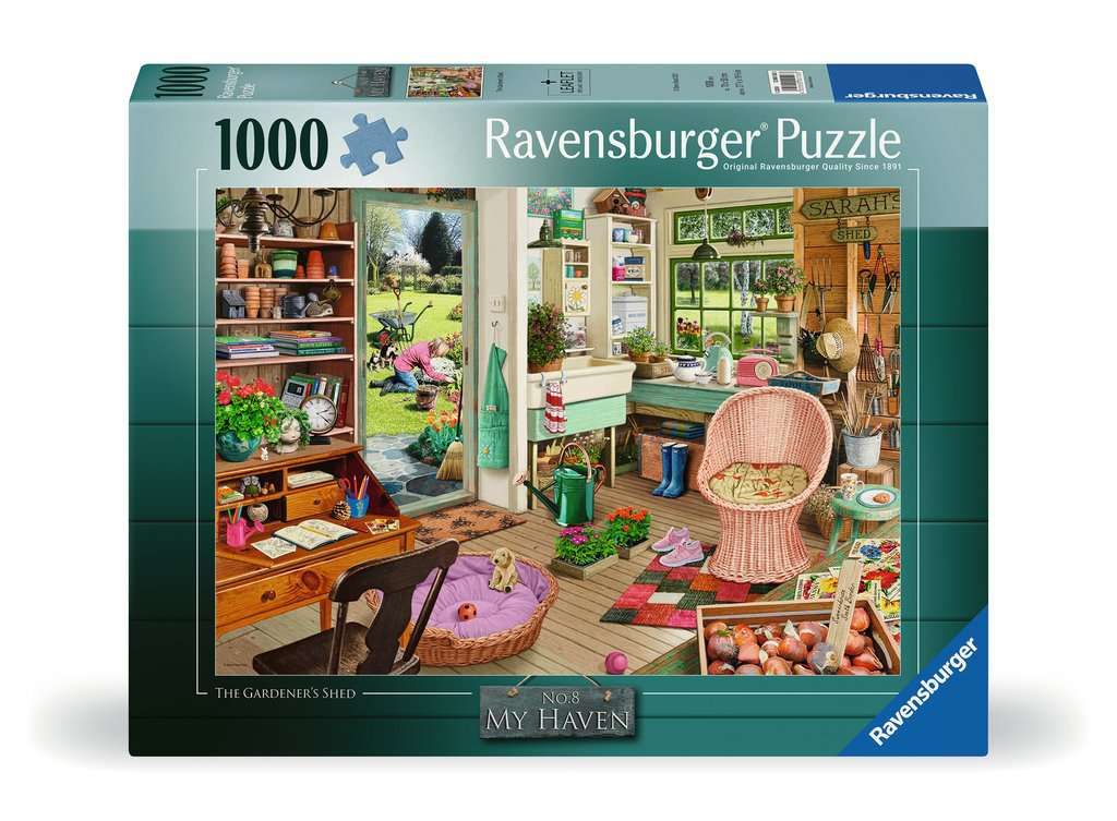 CASSE-TÊTE 1000 PIÈCES RAVENSBURGER - MON REFUGE NO3 LE CABANON DU JARDINIER
