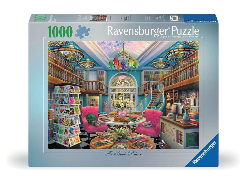 CASSE-TÊTE 1000 PIÈCES RAVENSBURGER - LE PALAIS DES LIVRES
